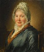 unknow artist Portrait of Christina Elisabeth Hjorth oil painting on canvas